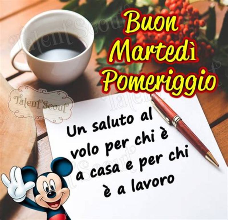 Frasi belle buongiorno e buon martedì 5230