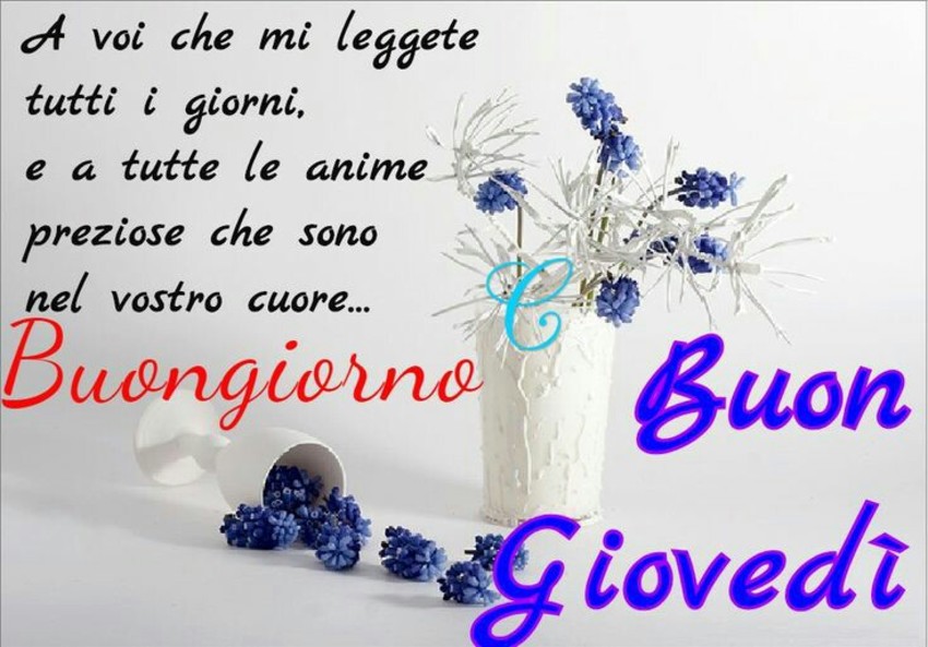 Buon Giovedì bellissime immagini 2867