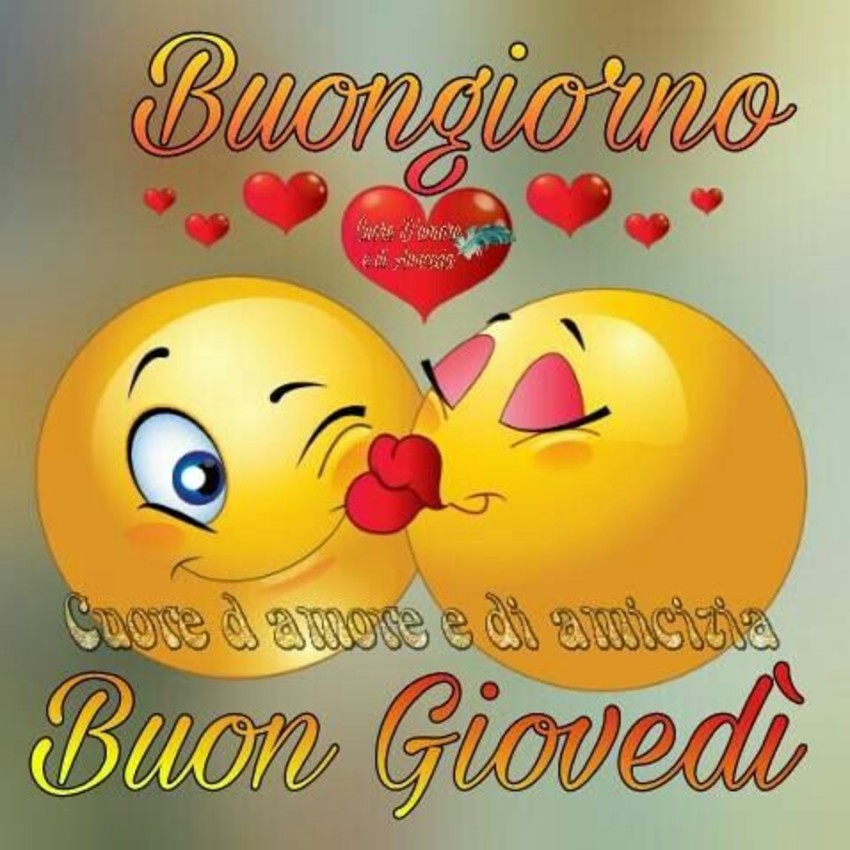 Buon Giovedì con i sorrisi