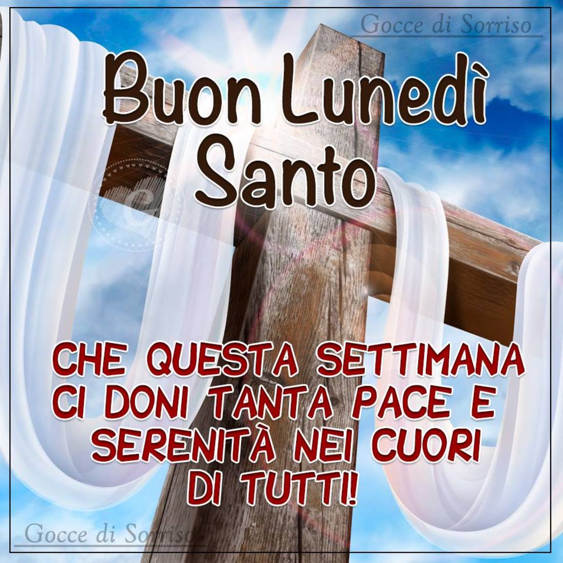 Buon Lunedì Santo