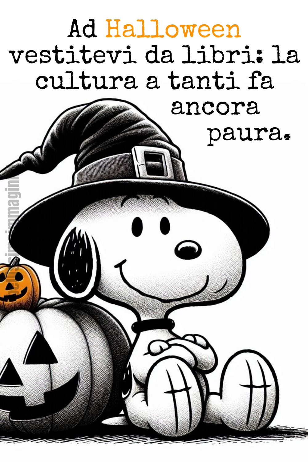 Ad Halloween vestitevi da libri: la cultura a tanti fa ancora paura.