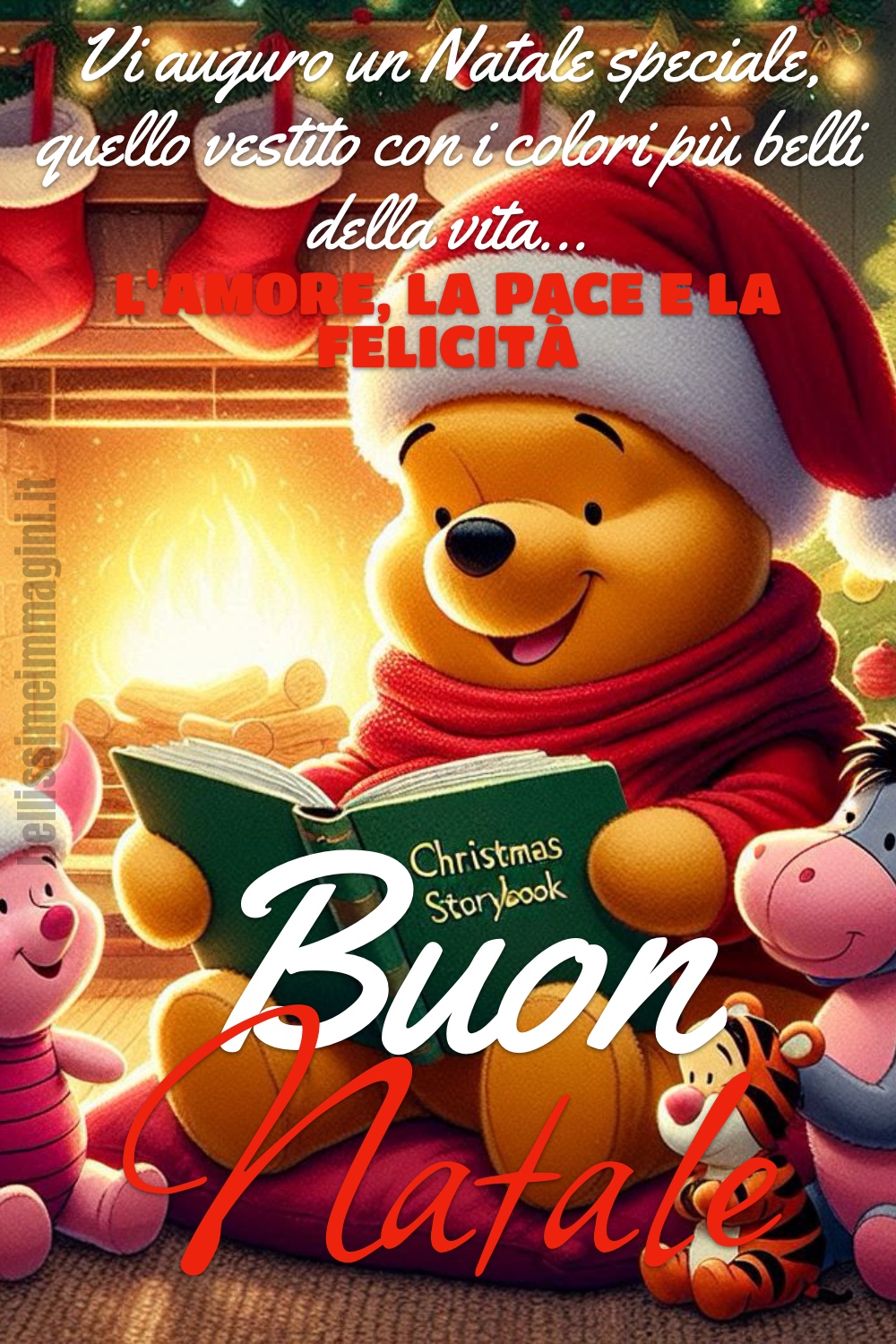 Vi auguro un Natale speciale, quello vestito con i colori più belli della vita... l'amore, la pace e la felicità! Buon Natale