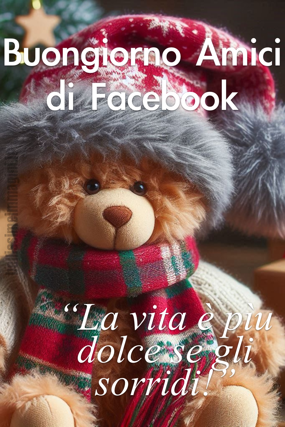 Buongiorno Amici di Facebook. La vita è più dolce se gli sorridi!